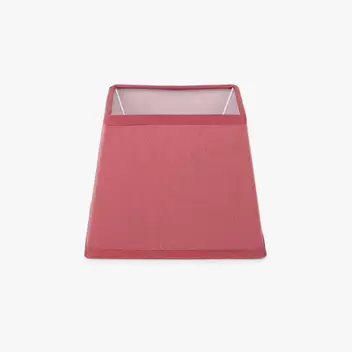 AbatJour Quadrado em Seda Vermelho