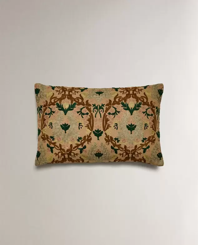 FUNDA COJÍN SIMÉTRICA FLORAL