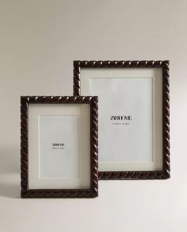 MARCO FOTOS MADERA ESPIGA