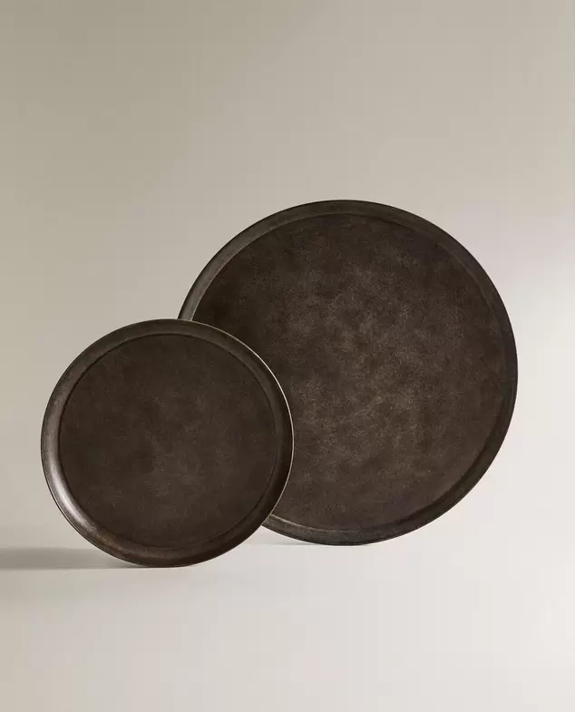 BANDEJA METÁLICA REDONDA