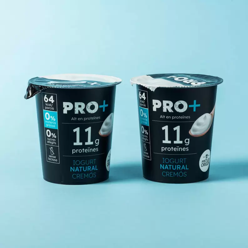 Iogurt cremós 0% natural PRO+ Ametller Origen 125g - 2u.