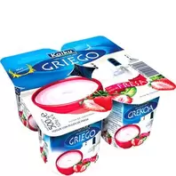 Yogur griego con pulpa de fresa 4x125 g