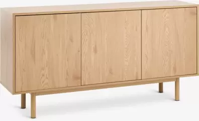 Aparador ALSTED 3 puertas color roble natural