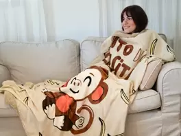 Manta - Monito día en casita