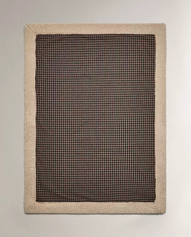 MANTA CUADROS MASCOTAS NAVIDAD