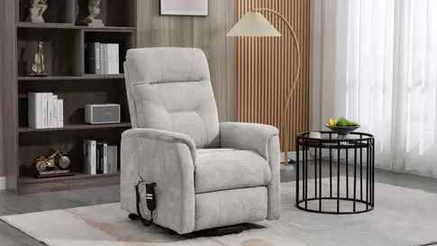 Sillón Relax Power Lift Tela Chipre