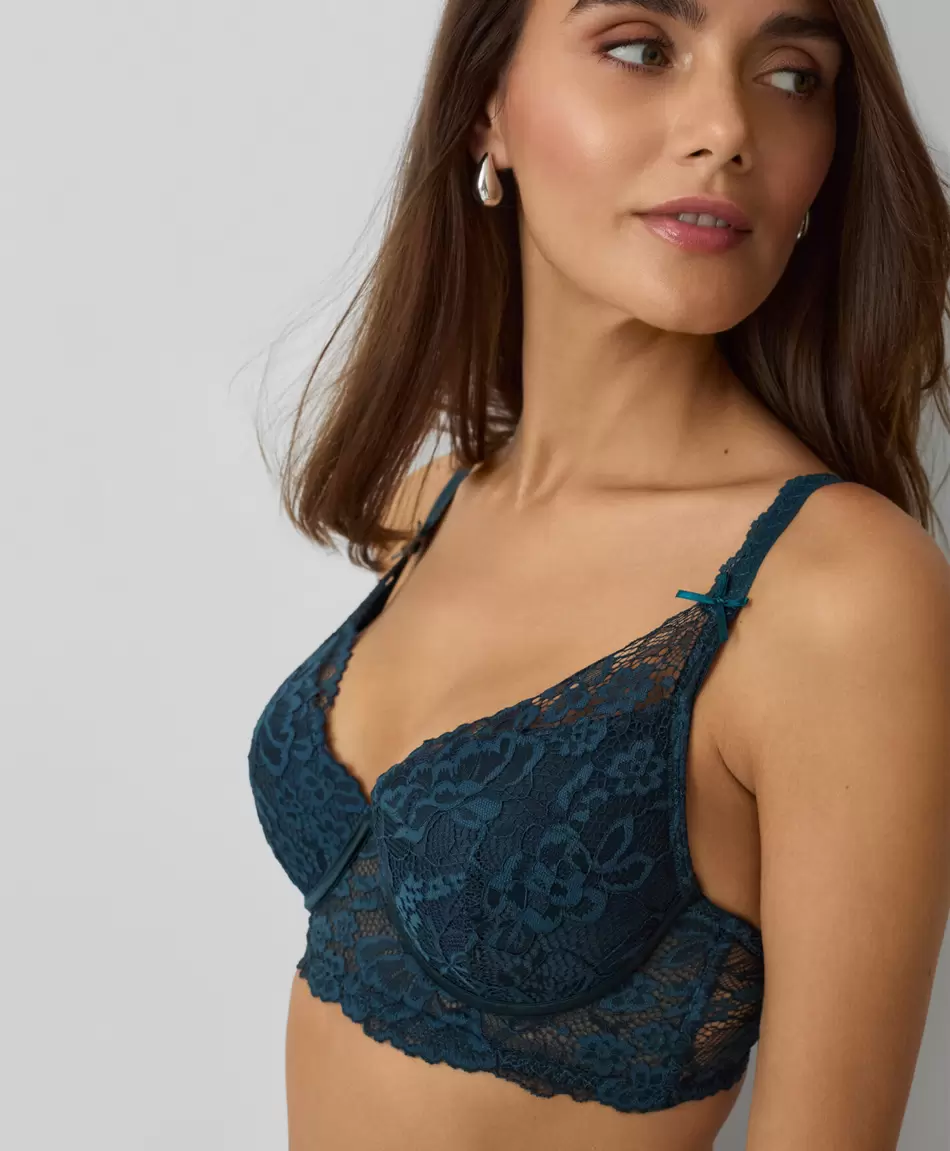 Sujetador de encaje balconette