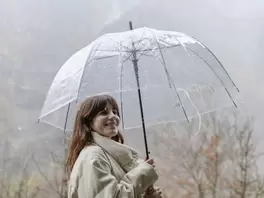 Paraguas Largo Confetti - Rain is just confetti