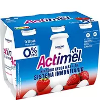 Yogur líquido 0% de fresa 6x100 g