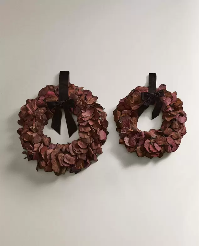 ADORNO CORONA EUCALIPTO NAVIDAD