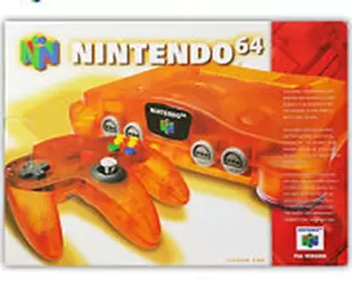 Nintendo 64 Fuego Naranja, Caja