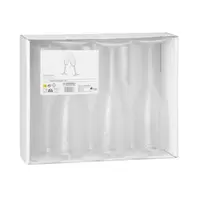 Copas cava de plástico brillo Bosque Verde