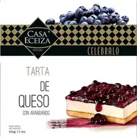 Tarta de queso con arándanos 500 g