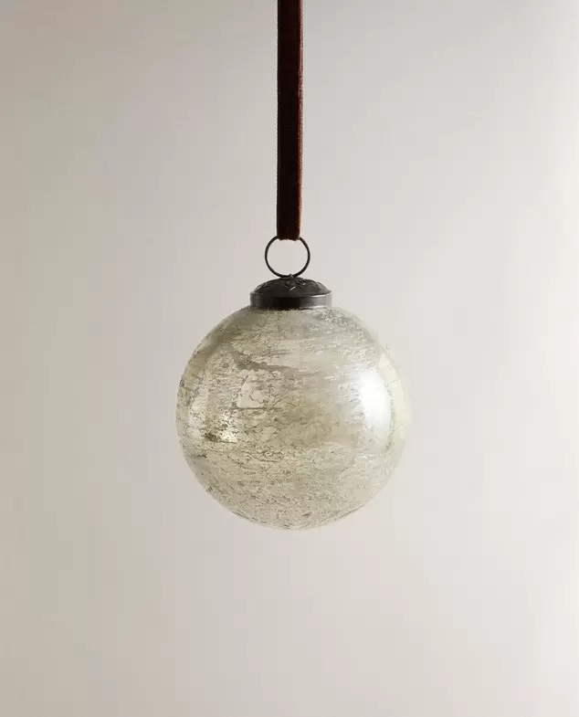 ADORNO ÁRBOL BOLA CRAQUELADA NAVIDAD