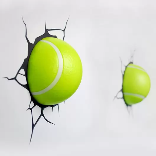 3D LIGHT FX LÁMPARA LED DECORATIVA 3D PELOTAS DE TENIS