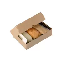 Muslo de pollo relleno Listo para Comer con salsa de trufa y puré de patata trufado