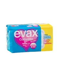 Compresa con alas normal Evax cotton like fresh