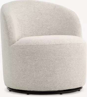 Silla ANDRUP giratorio tela beis