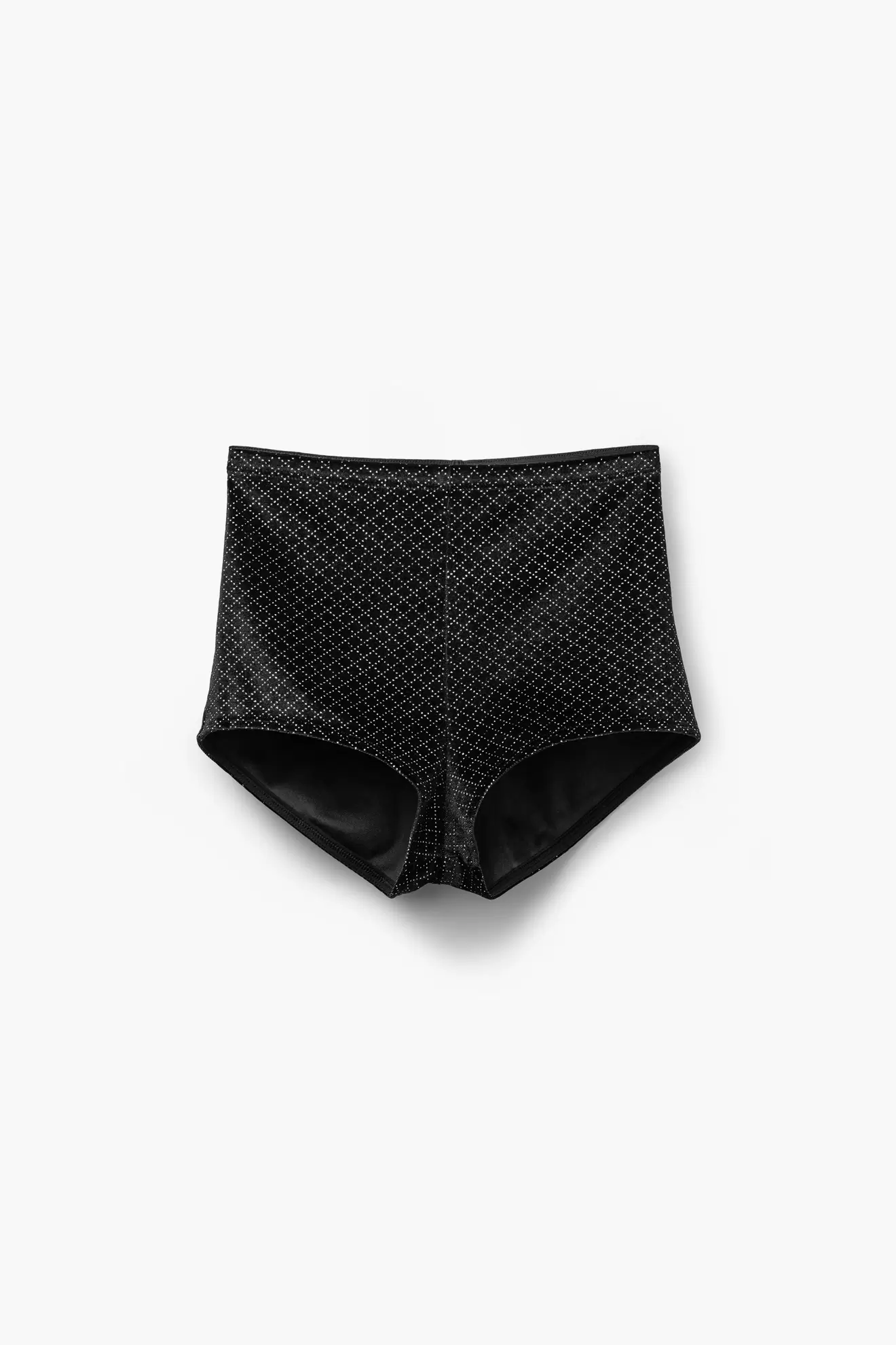 Pantalones cortos de terciopelo con rombos brillantes Add to wishlist: Pantalones cortos de terciopelo con rombos brillantes