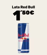 Lata Red Bull por 1,50€