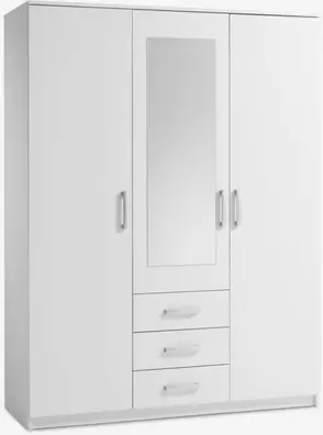 Armario VELLERUP 151x200 combi blanco