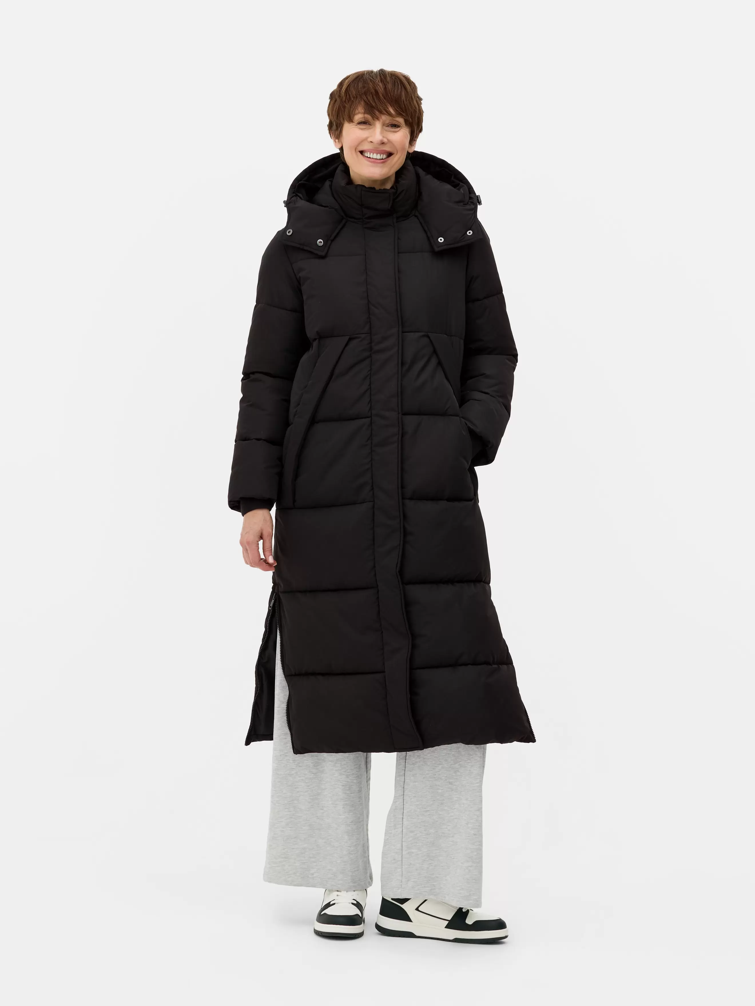 Angle Pocket Longline Padded Coat