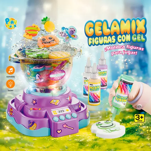 PLAY TOYZ BATIDORA CREA TUS FIGURAS CON GEL