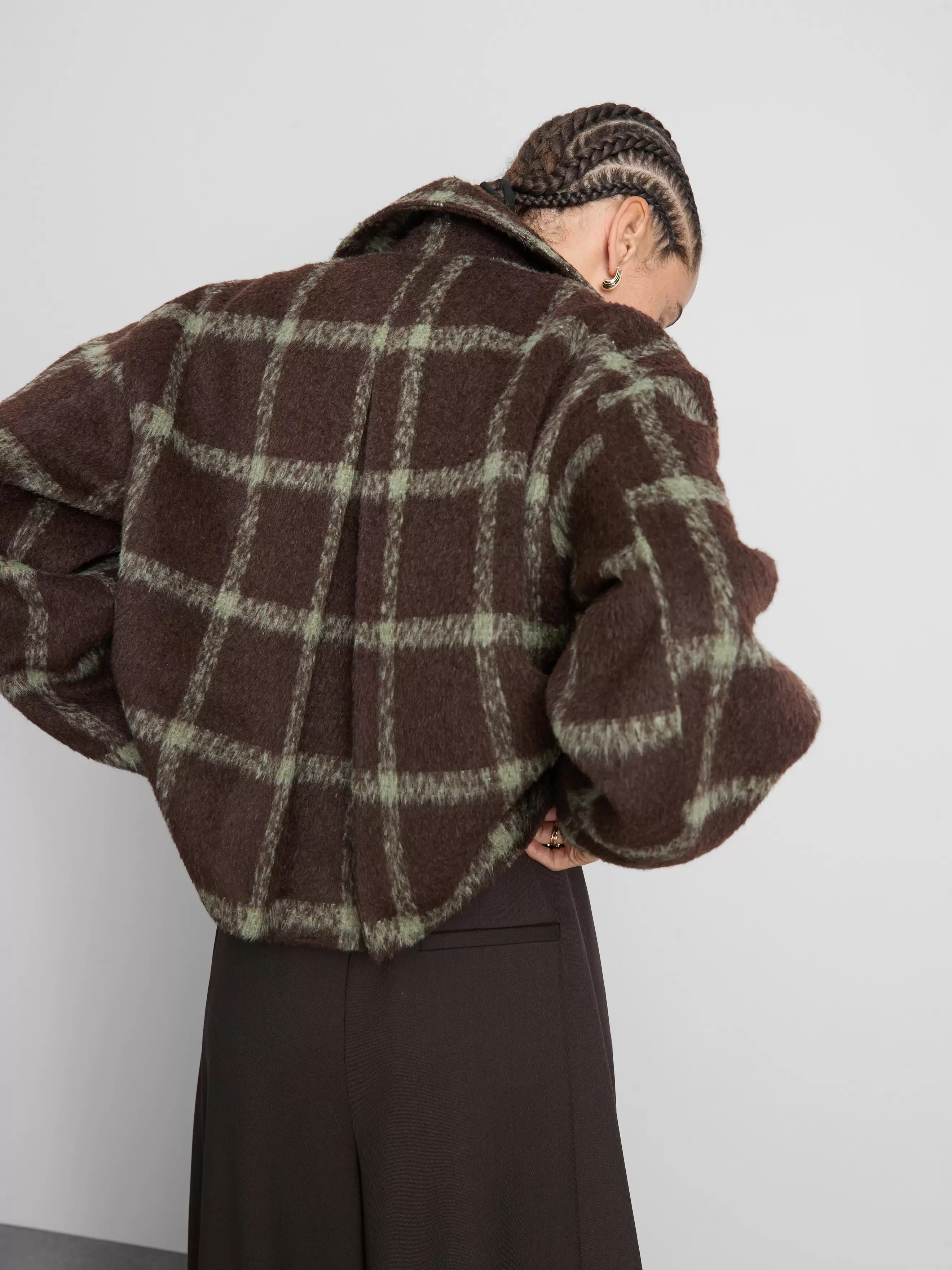 Paula Echevarría Check Jacket