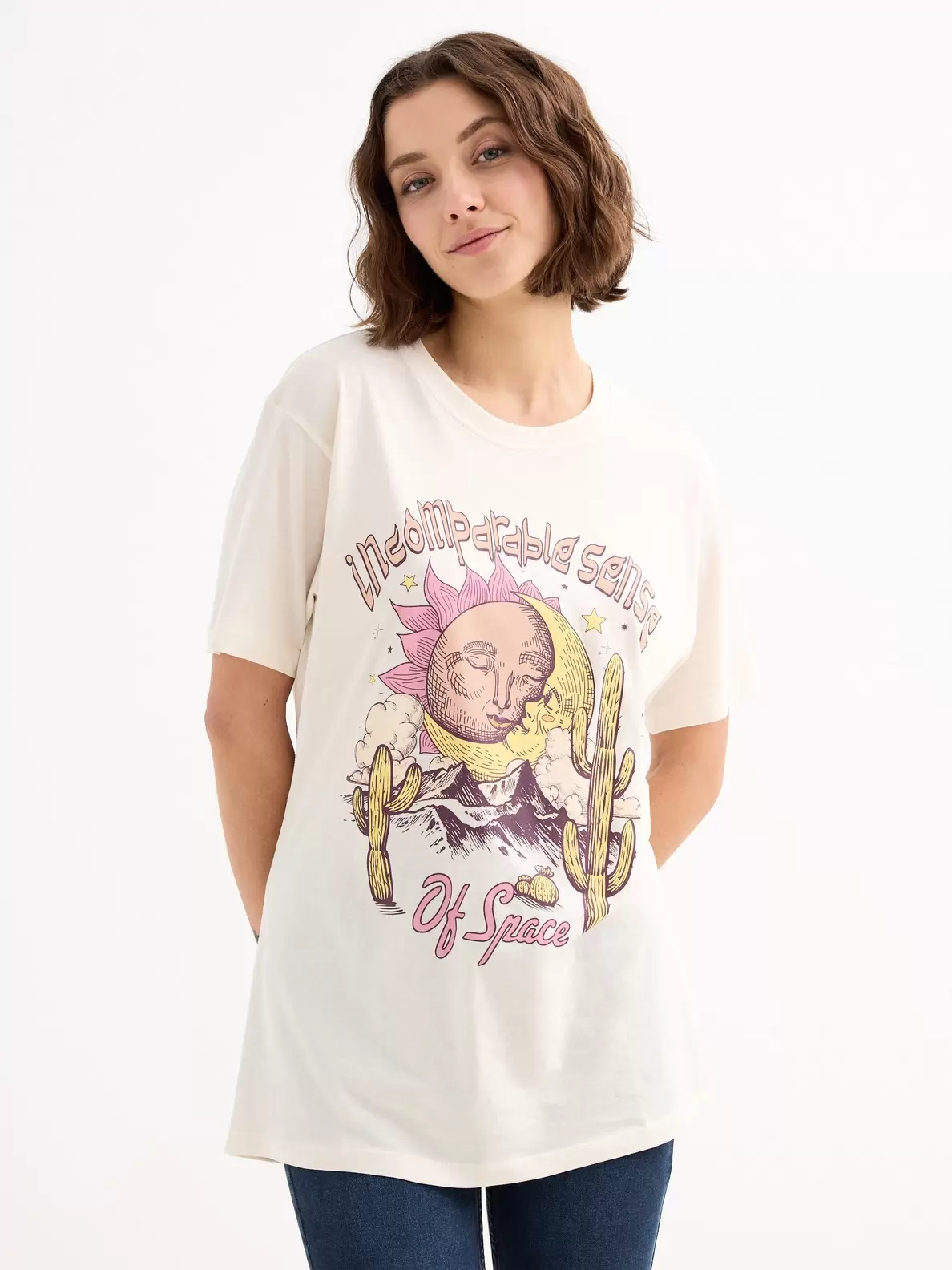 Camiseta manga corta Sol y...