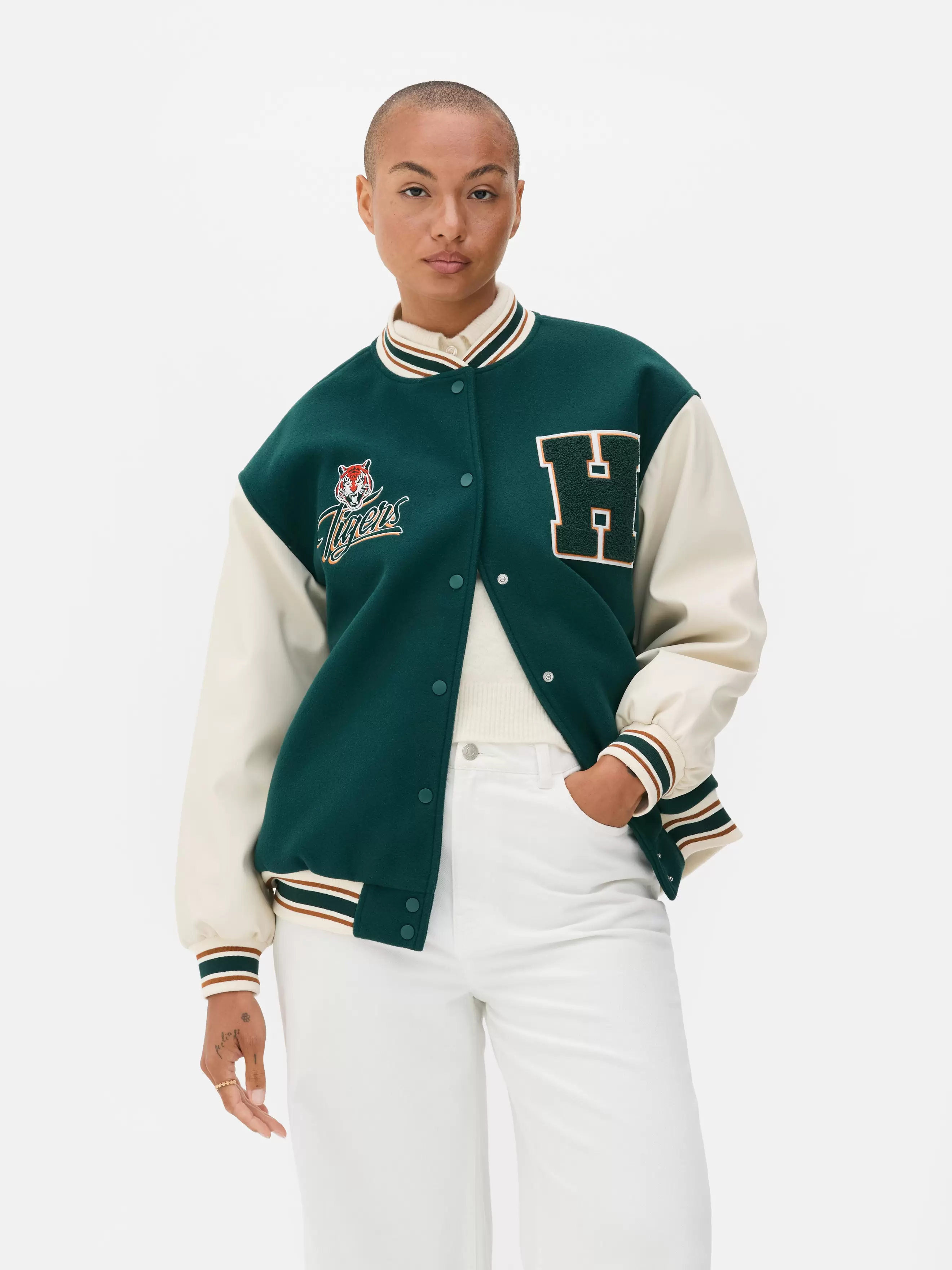 Stranger Things Hawkins Tigers Bomber Jacket