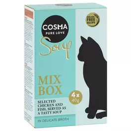 Cosma Soup 4 x 40 g - Pack de prueba mixto
