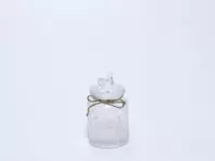 BOTE CRISTAL TAPA DECORADA GALLO 11X20