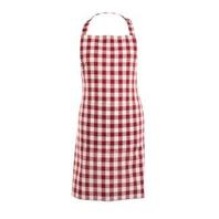 Delantal Gingham rojo Tiseco