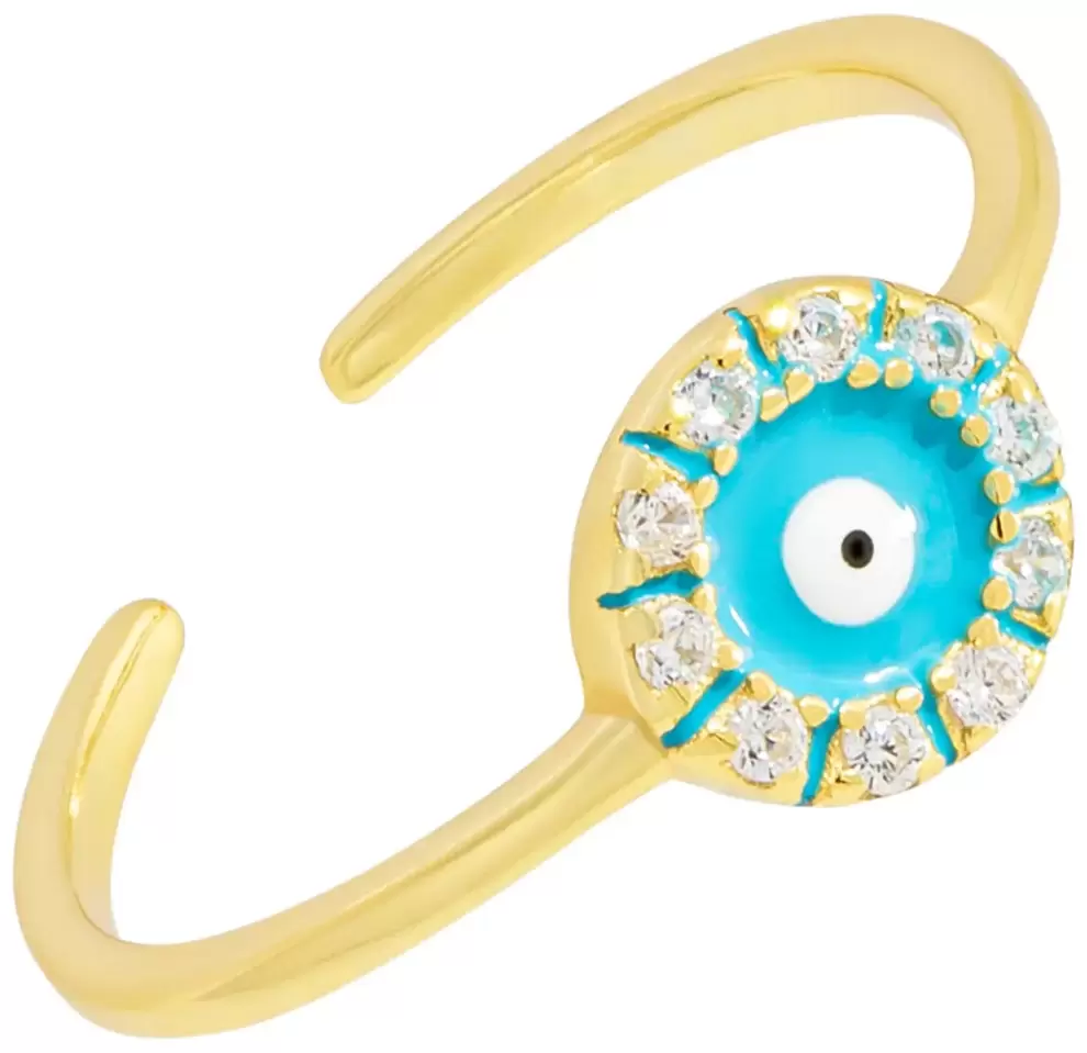 Zehenring - Blue Eye