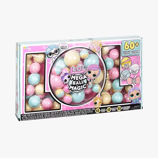LOL SURPRISE MEGA BALL MAGIC - SET +60 SORPRESAS