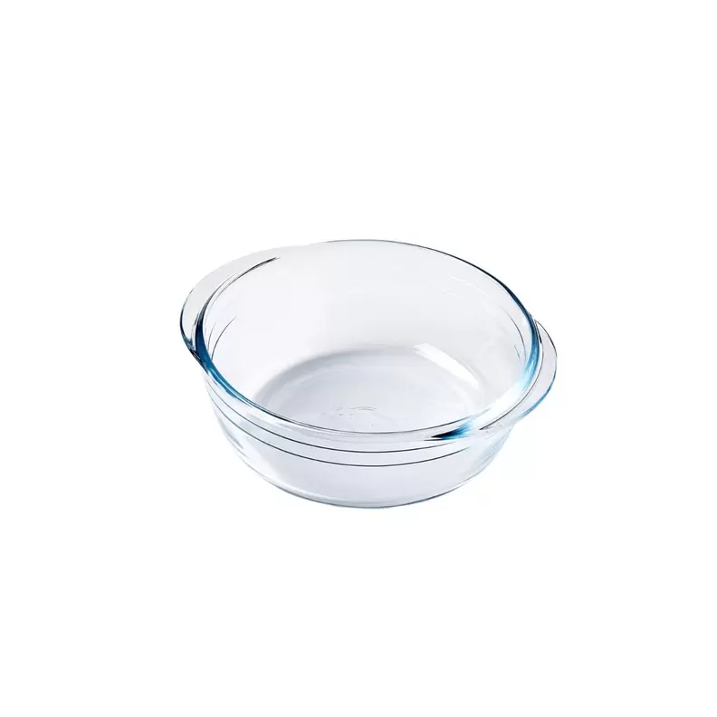 Fuente redonda 20 cm 1L vidrio transparente Airfryer Ô Cuisine