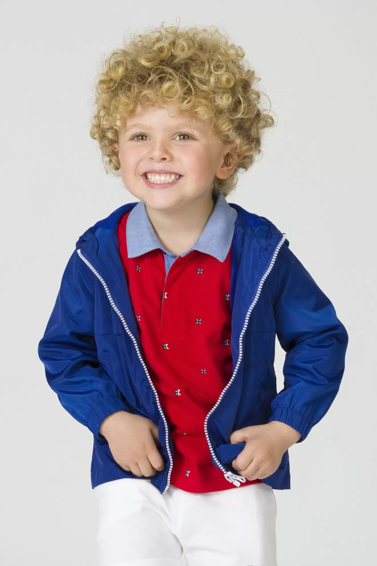 Parka de bebé azul marino | Con capucha