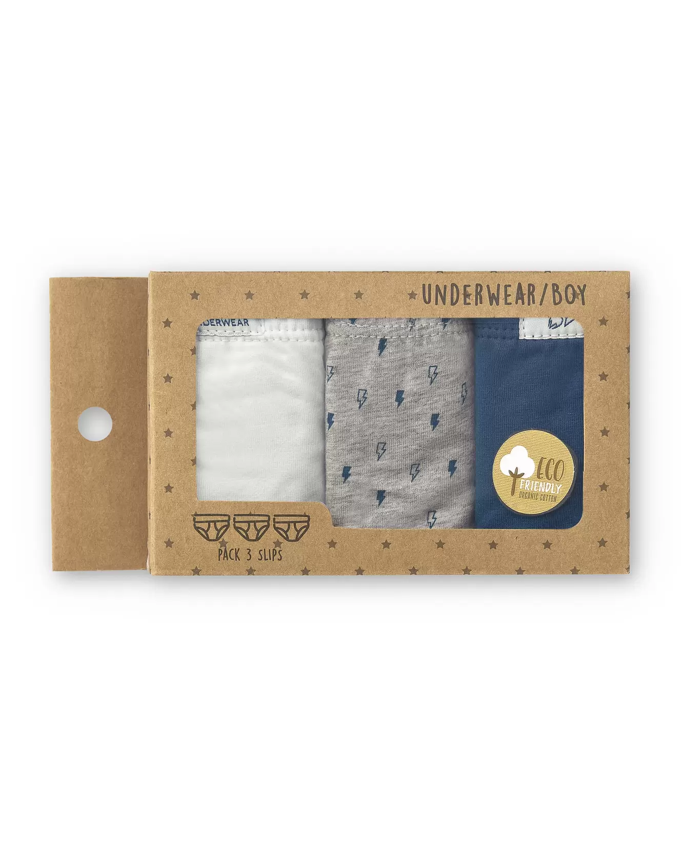 Pack tres slip niño