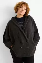 Jaqueta de punt amb caputxa