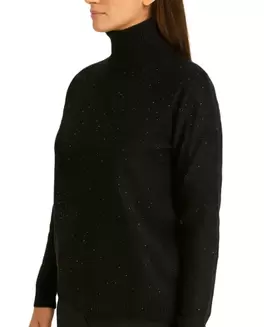 JERSEY PUNTO NEGRO MINI LENTEJUELA