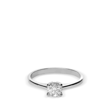 Anillo diamante natural 0.30 ct. oro 18 quilates MOON