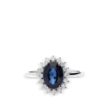 Anillo diamante natural 0.30 ct. oro 18 quilates IMPERIAL SAPPHIRE