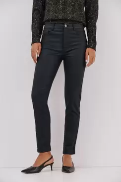 Sensational resin coated pants