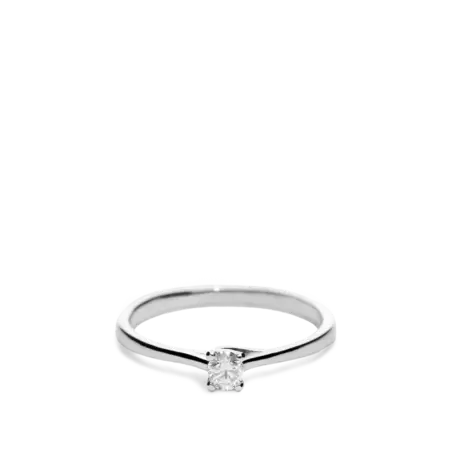 Anillo diamante natural 0.12 ct. oro 18 quilates MOON