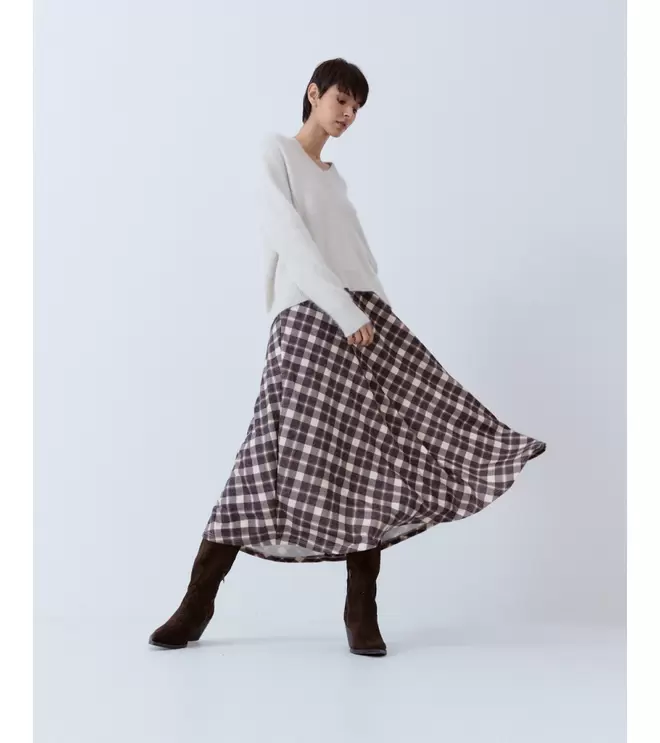 FALDA ESTAMPADA CUADROS