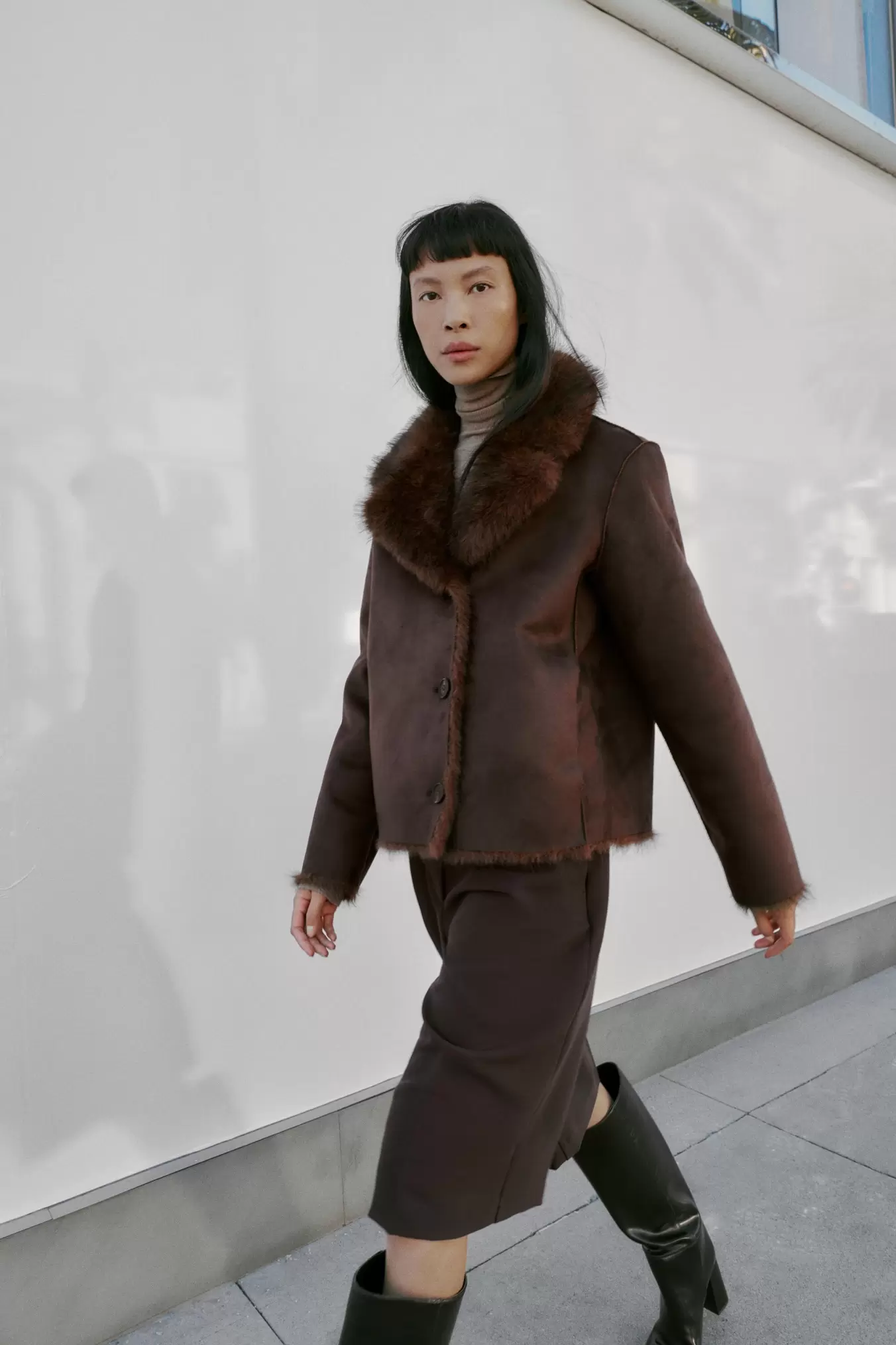 CAZADORA REVERSIBLE DOBLE FAZ EFECTO PELO