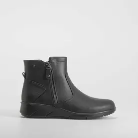 Botín cremallera Soft Insock negro COMFEET