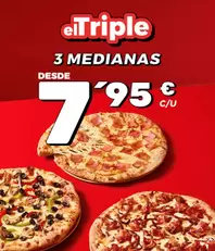 3 medianas (5 ing) desde 7,95€ c/u
