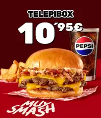 Hamburguesa + complemento + bebida por 10,95€