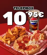 Pizza (2 ing) + complemento + bebida desde 10,95€